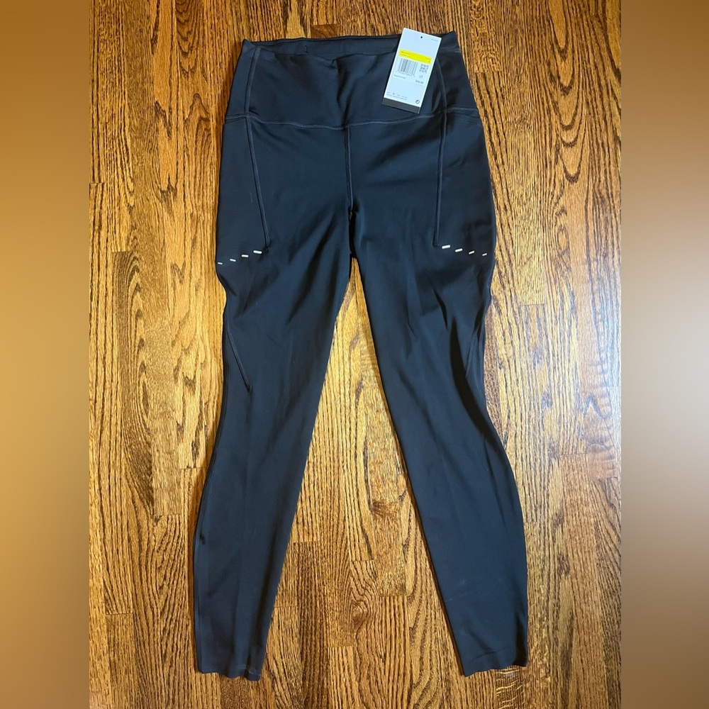 Nike Black Leggings with Stitch Detail